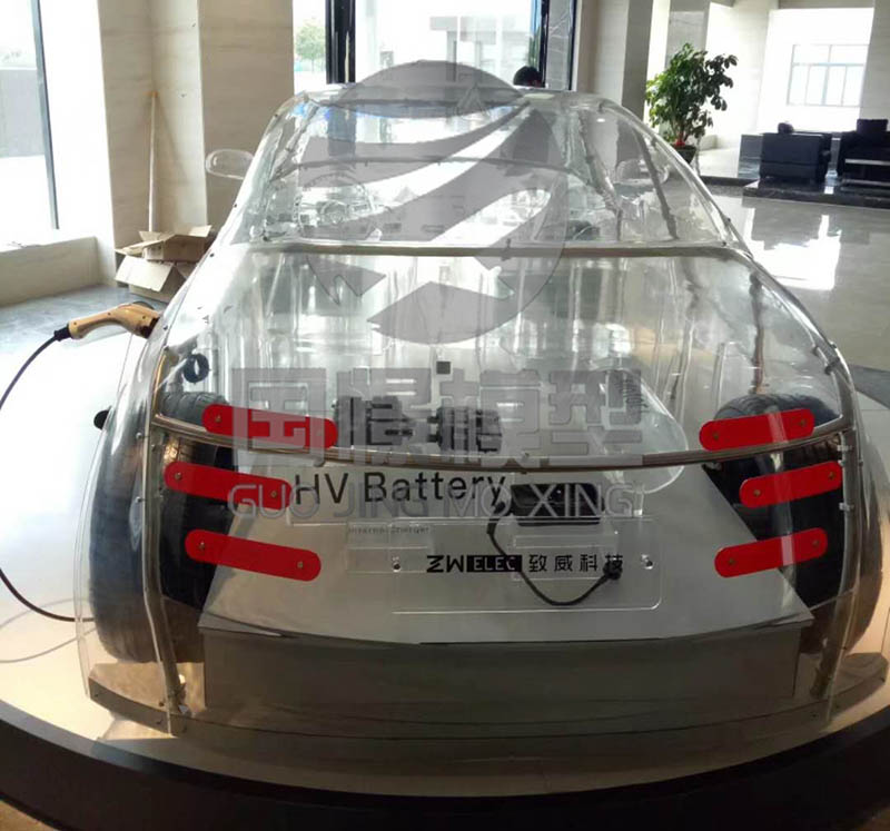 黄山透明车模型